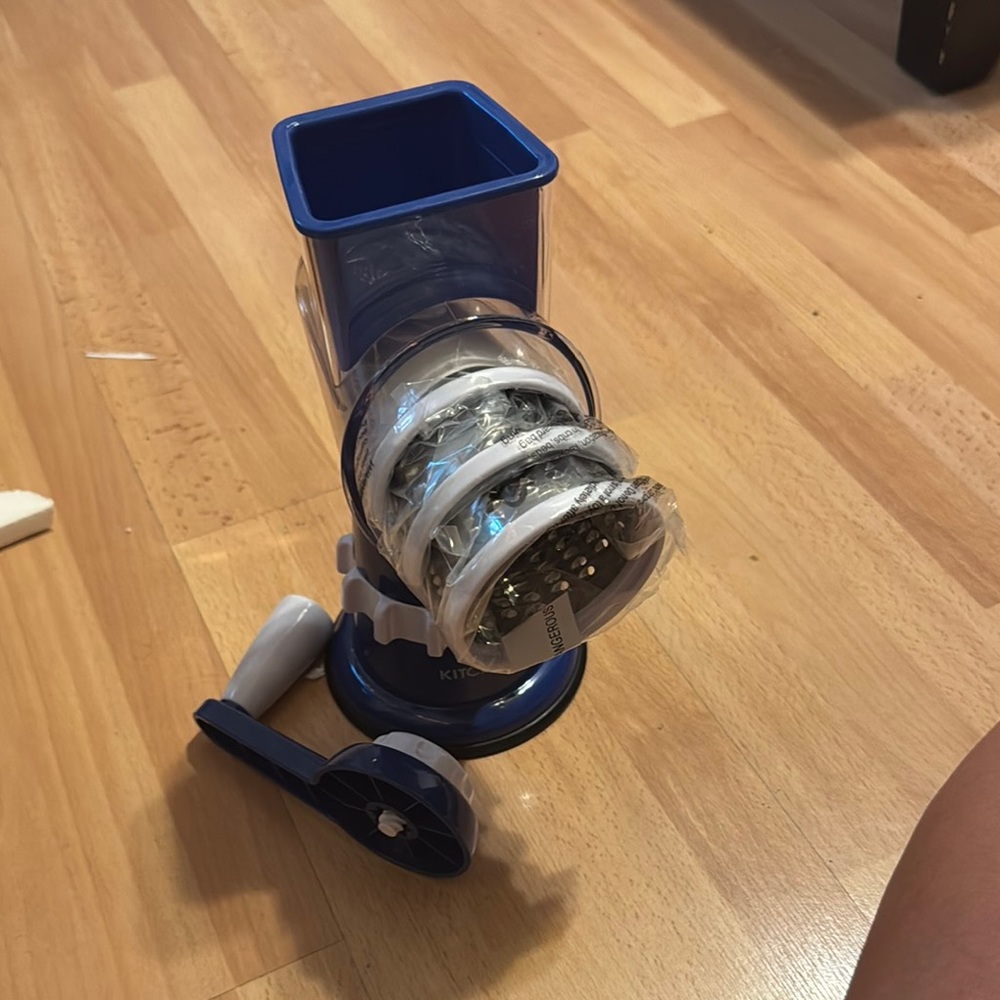 Blue Manual Food Grinder